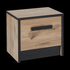 Slaapkamer ROSALIND: Kleerkast B245 + Bed 180x200 + Commode B110 + 2x Nachttafel B53