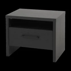 Slaapkamer WATFORD: Kleerkast 245cm + Bed 160x200 + 2x Nachttafels + Commode