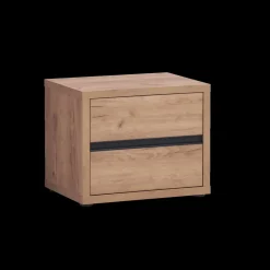 Slaapkamer ZELDA: Kleerkast 240cm + Bed 160x200 + Commode + 2x Nachttafel B58