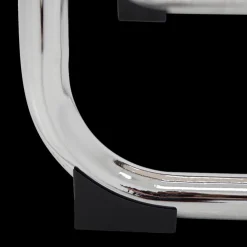 Sledestoel GUSTAV Beech Wood Canaletto / Chrome frame