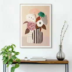 Slim Frame Wood Naturel Setting