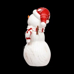 Sneeuwman BIXBY Poly Wit/Rood