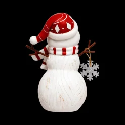 Sneeuwman BIXBY Poly Wit/Rood