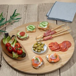 Snijplank BAMOOK Draai Bamboo Rond Ø50