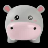 Spaarpot HIPPO Grijs