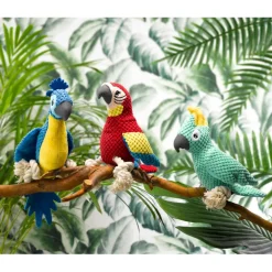 Speeltje PELUCHE Papegaai Groen