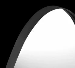 Spiegel BRITS Organanisch L Metaal Zwart