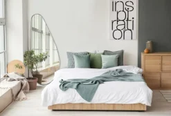 Spiegel BRITS Organisch XL Metaal Zwart