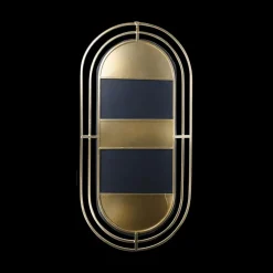 Spiegel HAIDIM Ovaal Met. Goud