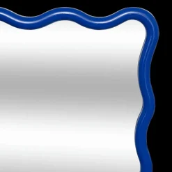 Spiegel JUDYN Golvend Blauw XL