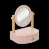 Spiegel PRINSES M/Opbergvak Roze