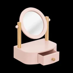 Spiegel PRINSES M/Opbergvak Roze