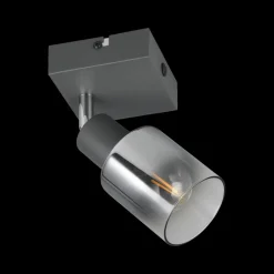 Spot CADIZ 1Del. Met./Glas Antraciet