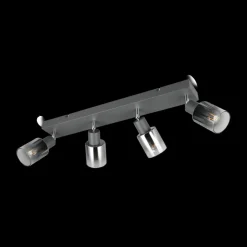 Spot CADIZ 4Del. Met./Glas Antraciet