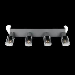 Spot CADIZ 4Del. Met./Glas Antraciet