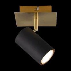 Spot MARLEY 1-Delig Metaal Zwart/Goud