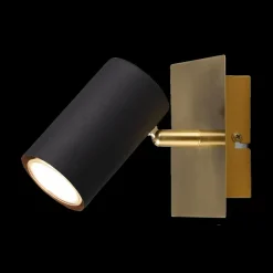 Spot MARLEY 1-Delig Metaal Zwart/Goud