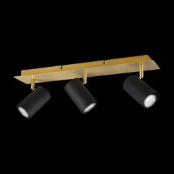 Spot MARLEY 3-Delig Metaal Zwart/Goud