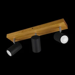 Spot MARLEY Hout/Metaal Zwart