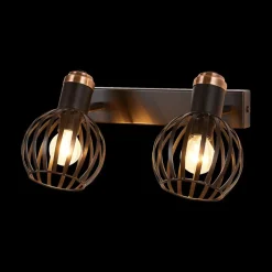 Spot RAGA 2Del. Zwart/Koper