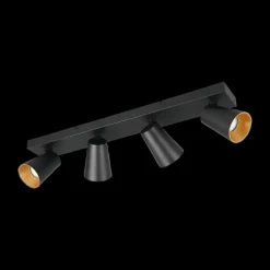 Spot SHARP 4Del. Met. Zwart/Goud