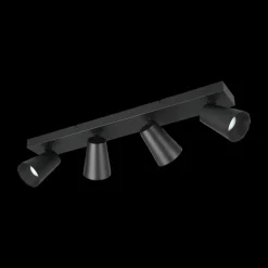 Spot SHARP 4Del. Met. Zwart/Goud