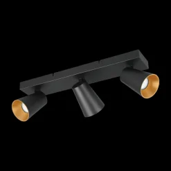 Spot SHARP 3Del. Met. Zwart/Goud