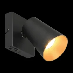 Spot SHARP 1Del. Met. Zwart/Goud