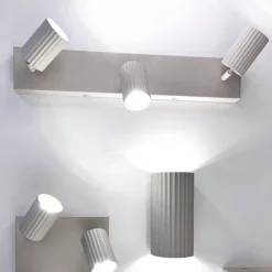 Spot SOKA 3Del. Metaal Wit