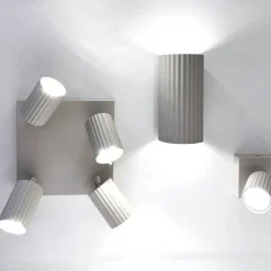 Spot SOKA 4Del. Metaal Wit