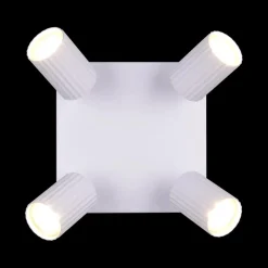 Spot SOKA 4Del. Metaal Wit