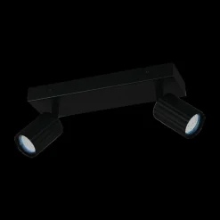 Spot SOKA 2Del. Metaal Zwart