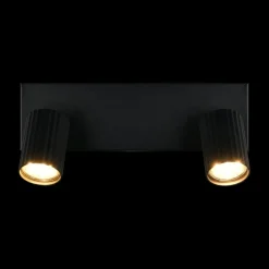 Spot SOKA 2Del. Metaal Zwart