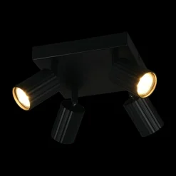 Spot SOKA 4Del. Metaal Zwart