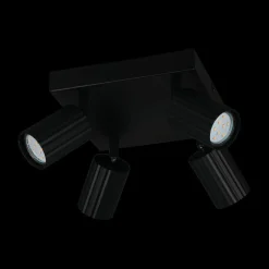 Spot SOKA 4Del. Metaal Zwart