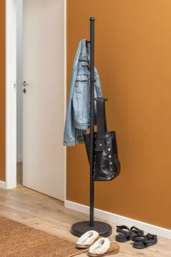 Staande kapstok BODIL Zwart metaal