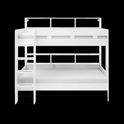 Stapelbed STITCH 90x200 Wit (Incl. Bedlade en Bodems)