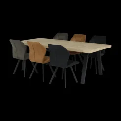 Stoel ALECIO Softyl Cognac