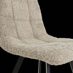 Stoel ERVI Bouclé Caffe Latte