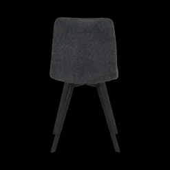 Stoel ERVI Bouclé Donkergrijs