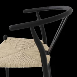 Stoel FOSS Ash Wood Black