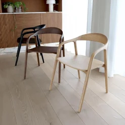 Stoel HJALMAR Ash Wood Black