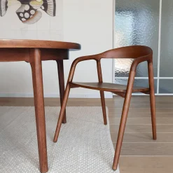 Stoel HJALMAR Ash Wood Walnut