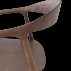 Stoel HJALMAR Ash Wood Walnut