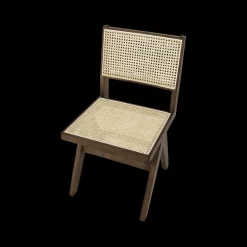 Stoel JAKI Ash Wood Walnut/Rotan