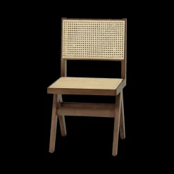 Stoel JAKI Ash Wood Walnut/Rotan