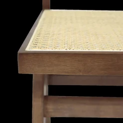 Stoel JAKI Ash Wood Walnut/Rotan