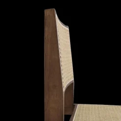 Stoel JAKI Ash Wood Walnut/Rotan