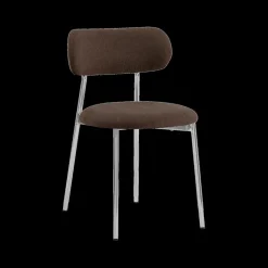 Stoel LYKKO Bruin/Chrome