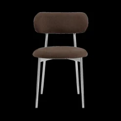 Stoel LYKKO Bruin/Chrome